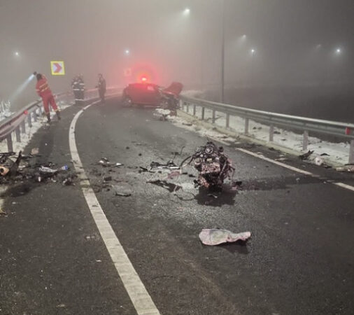 Ceață cu vizibilitate sub 200 de metri: Neadaptarea vitezei, acul vitezometrului s-a oprit la 183 de km/h