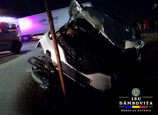 Coliziune între un autoturism și o autoutilitară în comuna Cornești, sat Bujoreanca