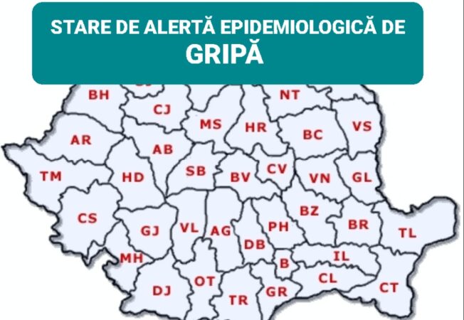 Ministrul Sănătății a anunțat joi seară că România este în stare de alertă epidemiologică din cauza numărului mare de cazuri de gripă
