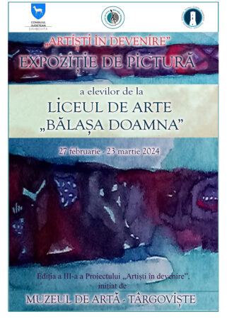 Cea de-a III-a ediție a expoziției de artă din cadrul proiectului „Artiști în devenire” Cea de-a III-a ediție a expoziției de artă din cadrul proiectului „Artiști în devenire", Consiliul Județean Dâmbovița, prin Complexul Național Muzeal