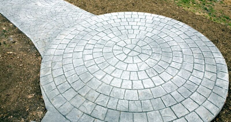 Beton decorativ pentru alei și terase cu HORMEX