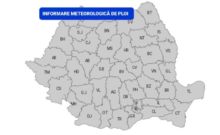 ALERTĂ! INFORMARE METEOROLOGICĂ de PLOI în tot județul Dâmbovița ALERTĂ! INFORMARE METEOROLOGICĂ de PLOI în tot județul Dâmbovița, interval de valabilitate: 12 martie, ora 05:00 – 13 martie, ora 10:00.