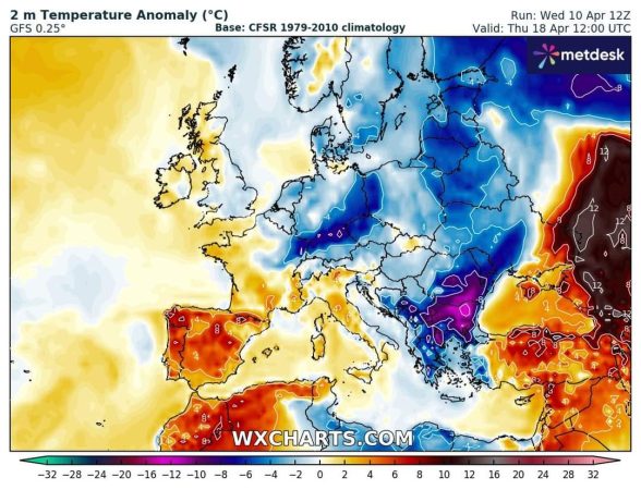 AVERTISMENT: După soare și temperaturi de 30°C, se va răci accentuat și se întorc ploile torențiale AVERTISMENT: După soare și temperaturi de 30°C, se va răci accentuat și se întorc ploile torențiale