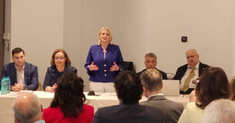 Conf.univ.dr. Claudia Gilia, președintele Senatului Universității Valahia,  a fost onorată  să participe la deschiderea Conferinței Internaționale cu tema