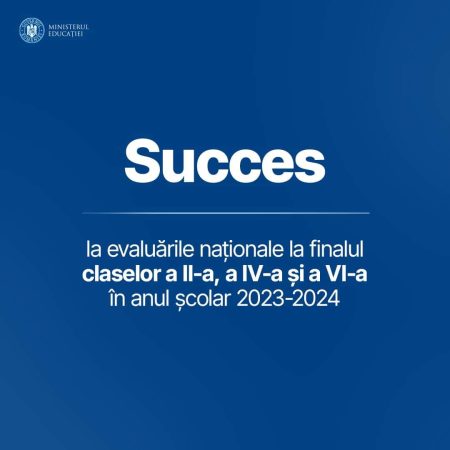 Evaluările naționale la finalul claselor a II-a, a IV-a și VI-a în anul școlar 2023 – 2024, încep luni, 13 mai Evaluările naționale la finalul claselor a II-a, a IV-a și VI-a în anul școlar 2023 – 2024, încep luni, 13 mai.