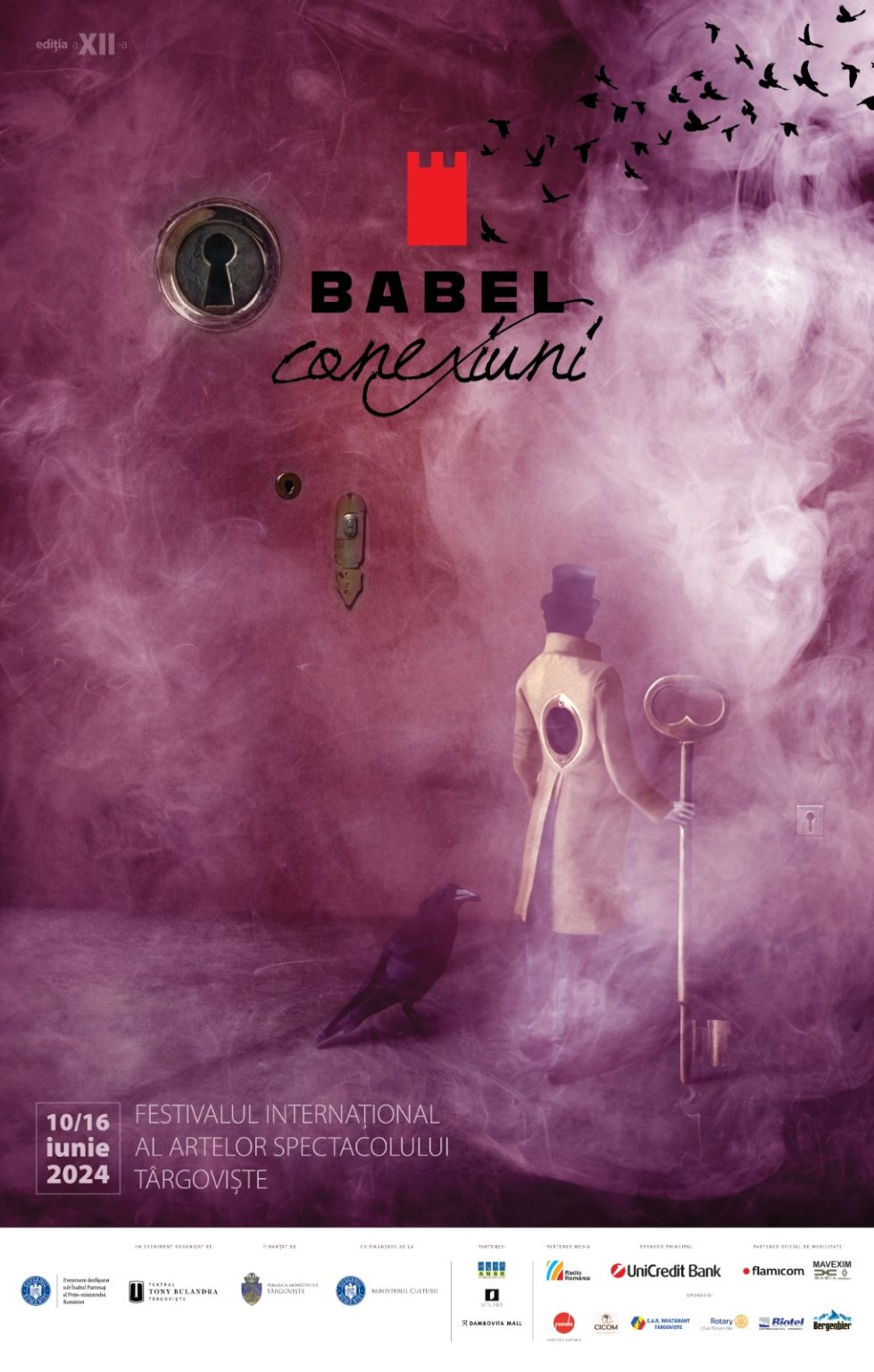 În perioada 10 – 16 iunie 2024, Teatrul „Tony Bulandra” din Târgoviște va găzdui cea de-a 12-a ediție a Festivalului Internațional al Artelor Spectacolului Târgoviște, BABEL.