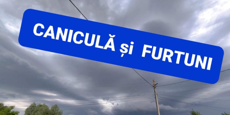 AVERTIZARE METEO pentru județul Dâmbovița de CANICULĂ și FURTUNI AVERTIZARE METEO pentru județul Dâmbovița de CANICULĂ și FURTUNI, INTERVAL DE VALABILITATE: 24/06/2024, ora 12:00 - 24/06/2024, ora 23:00