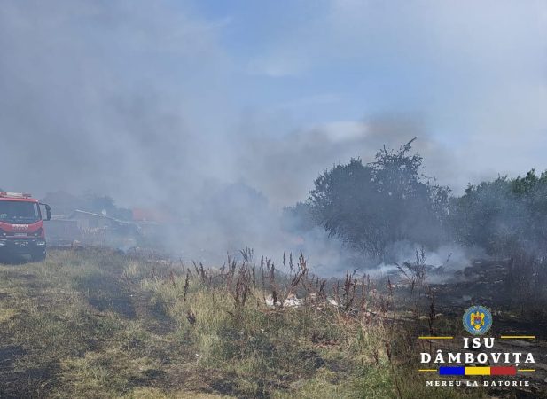 STOP INCENDIILOR! ISU Dâmbovița face apel la populaţie să nu mai dea foc la vegetație în plină CANICULĂ STOP INCENDIILOR ! ISU Dâmbovița face apel la populaţie să nu mai dea foc la vegetație în plină CANICULĂ.
