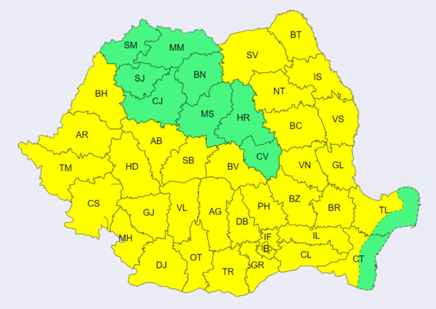 COD GALBEN de CANICULĂ în tot județul Dâmbovița dar nu este exclus să apară și furtuni COD GALBEN de CANICULĂ în tot județul Dâmbovița dar nu este exclus să apară și furtuni