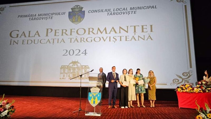Gala Performanței în Educația Târgovișteană, un eveniment cu tradiție  care sărbătorește excelența în educație și sport