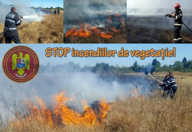 SEMNAL DE ALARMĂ din partea ISU Dâmbovița: PERICOL MARE de incendii de vegetație în plină CANICULĂ, cetățenii trebuie să fie responsabili.