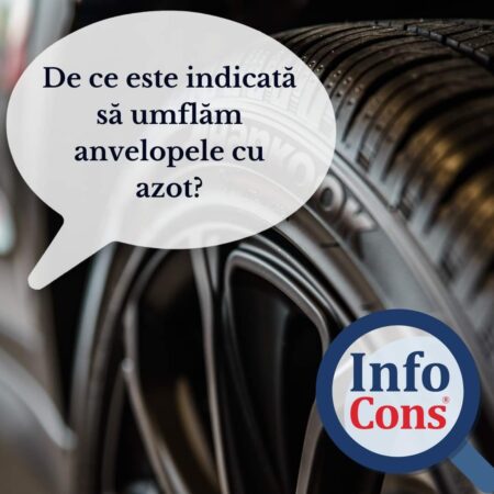 InfoCons ne vorbește astăzi despre umflarea anvelopelor auto cu azot,  avantaje comparativ cu aerul clasic.