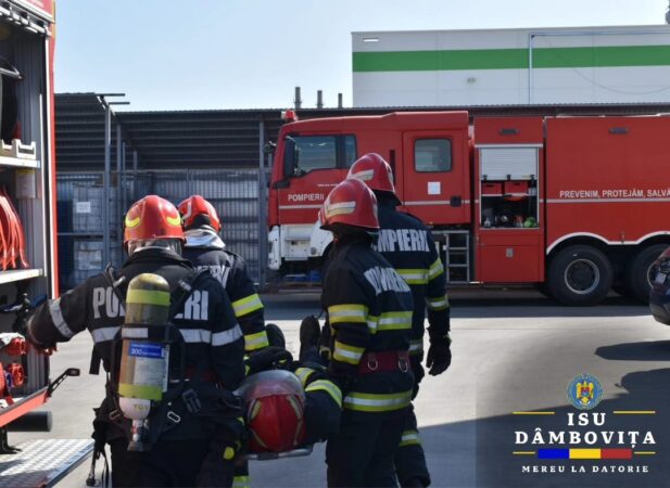 Inspectoratul pentru Situaţii de Urgenţă „Basarab I” al judeţului Dâmbovița a organizat și desfăşurat astăzi, 30 iulie, un exerciţiu