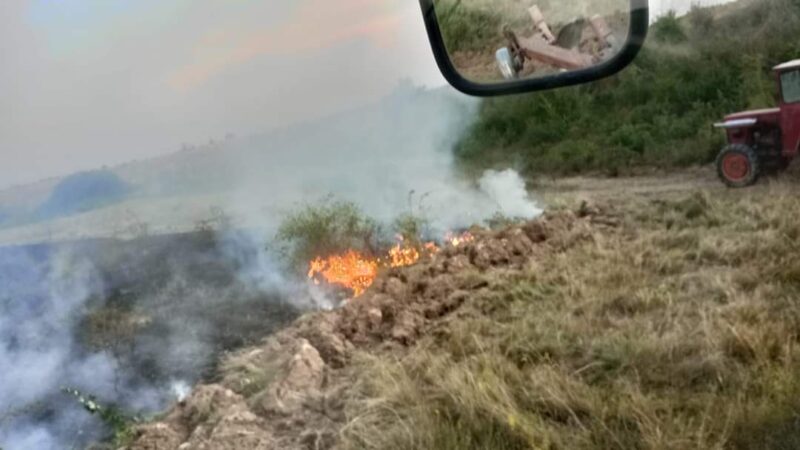 Luptă contracronometru cu un incendiu izbucnit pe izlazul Siliștea din comuna Raciu Luptă contracronometru cu un incendiu izbucnit pe izlazul Siliștea din comuna Raciu