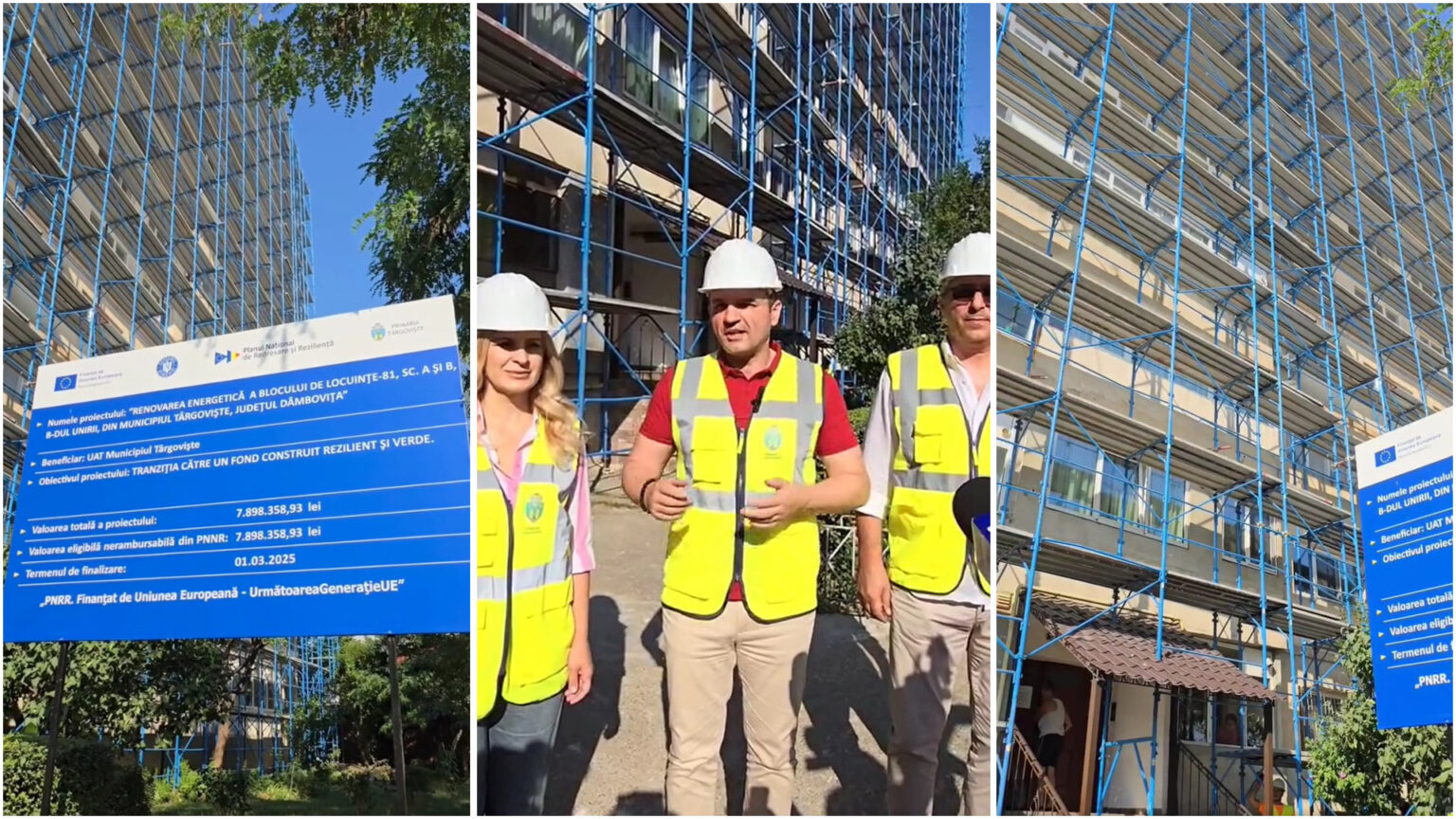 S-a demarat cea mai amplă etapă de reabilitare termică a blocurilor în municipiul Târgoviște S-a demarat cea mai amplă etapă de reabilitare termică a blocurilor în municipiul Târgoviște, primarul Daniel Cristian Stan anunță