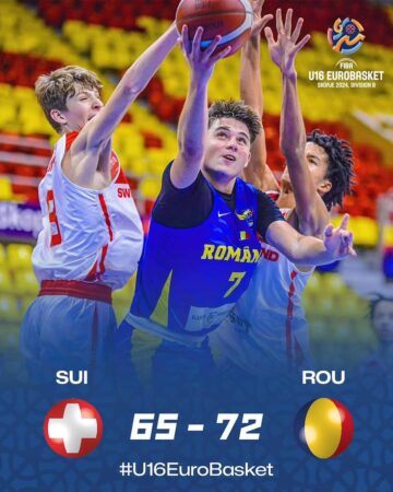 Succes memorabil pentru baschetul românesc: Naționala masculină U16 accede în Divizia A valorică a campionatului european.