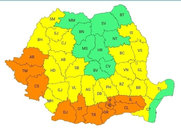 Astăzi și mâine ne mai confruntăm cu CANICULĂ, după aceea se anunță ploi și furtuni, potrivit meteorologilor. 