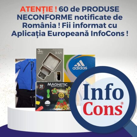  60 de Alerte Europene privind diverse produse cu țara de notificare România pe mai multe categorii de risc, de la început anului și până în prezent au fost înregistrate .