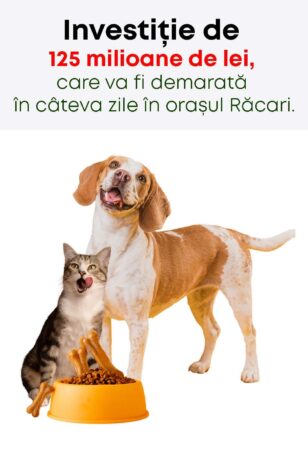 Orașul Răcari va găzdui cea mai mare fabrică de producție a hranei de câini și pisici din România,  investiție de 125 milioane de lei. 