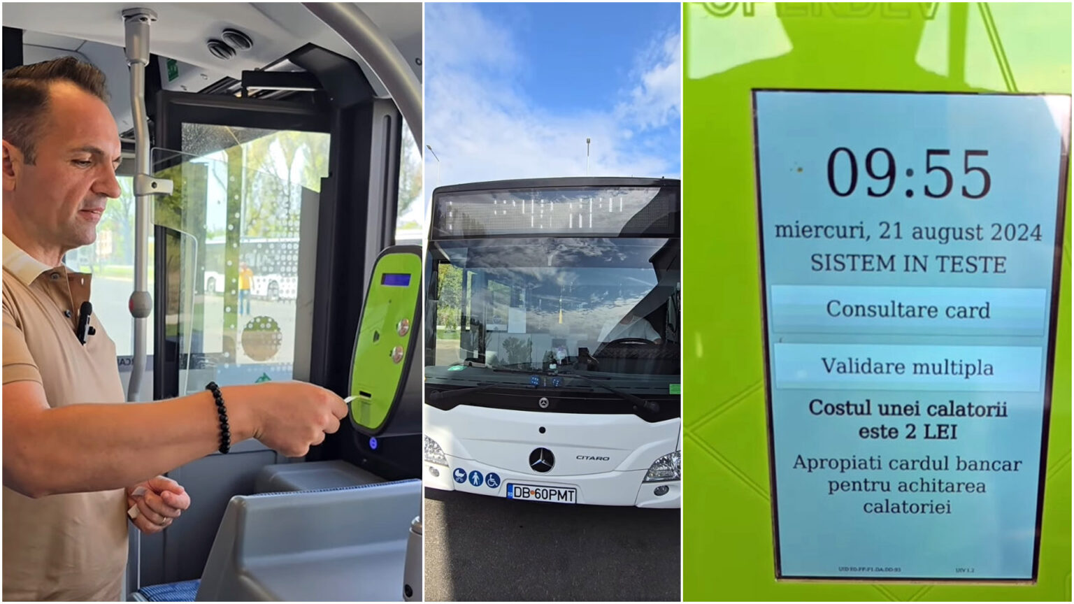Transportul public din Târgoviște, mai modern și mai accesibil pentru călători, oferind opțiuni convenabile pentru achiziționarea biletelor.