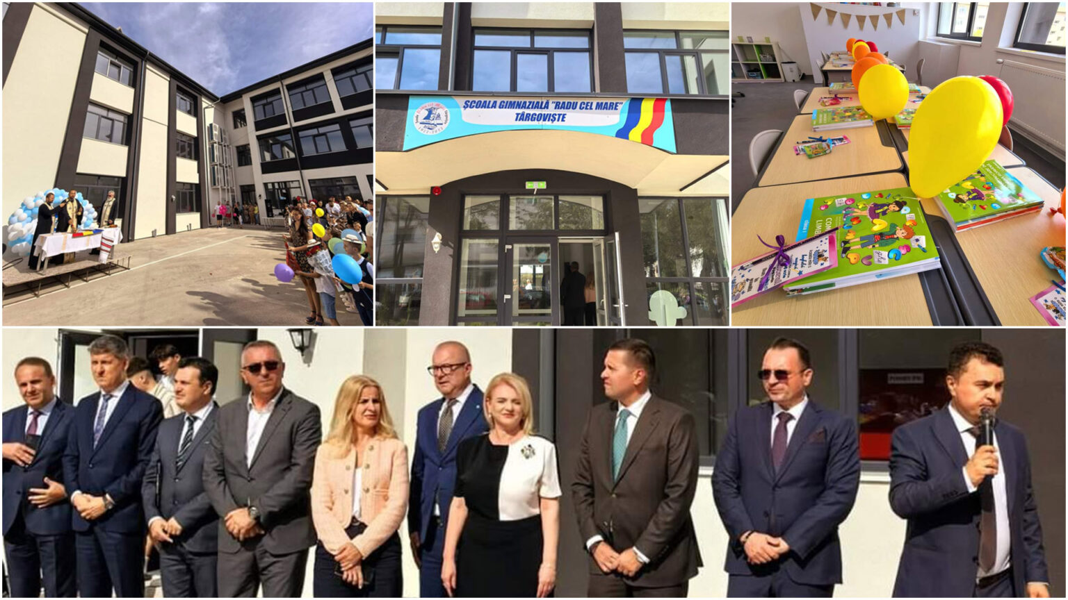 Noua Școală Gimnazială „Radu cel Mare” din Târgoviște a marcat debutul anului școlar printr-un moment deosebit: finalizarea proiectului amplu de reabilitare