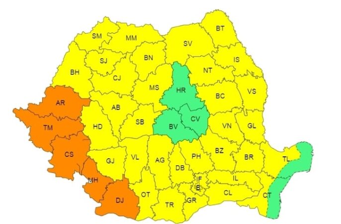Astăzi  este COD GALBEN de CANICULĂ în județul Dâmbovița , cu temperaturi deosebit de ridicate și disconfort termic ridicat.