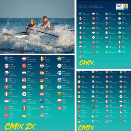 România este  reprezentată la Campionatele Mondiale de Canotaj de coastă, care se vor desfășura între 12 și 15 septembrie 2024, la Genova, Italia! 