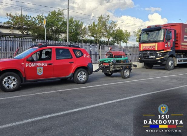 Ca urmare a fenomenelor meteo extreme care au afectat județul Galați, Inspectoratul pentru Situații de Urgență „Basarab I” al județului Dâmbovița