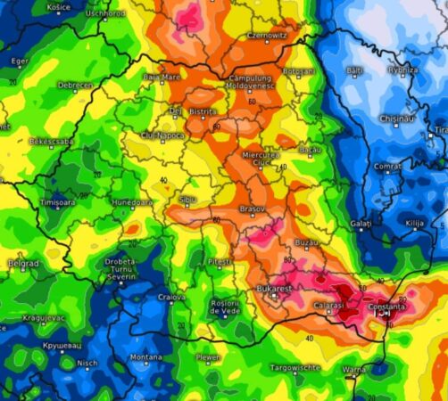ALERTĂ ÎN RÂNDUL AUTORITĂȚILOR din Dâmbovița , în  următoarele ore vremea se schimbă radical  începând din vestul și centrul Munteniei, sudul și sud-estul Transilvaniei.