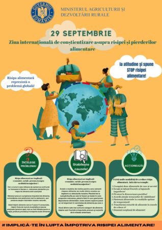 STOP RISIPEI ALIMENTARE!  Risipa alimentară are implicații economice, sociale, precum și asupra mediului înconjurător!