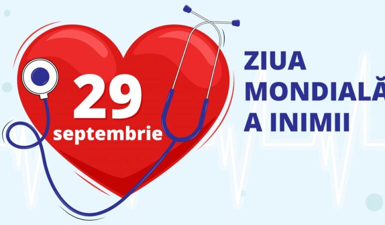  În fiecare an, la 29 septembrie, sărbătorim Ziua Mondială a Inimii, un bun prilej cu care Organizația Mondială a Sănătății