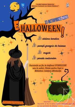 Astăzi, Halloween la Biblioteca Județeană Dâmbovița Astăzi, Halloween la Biblioteca Județeană Dâmbovița