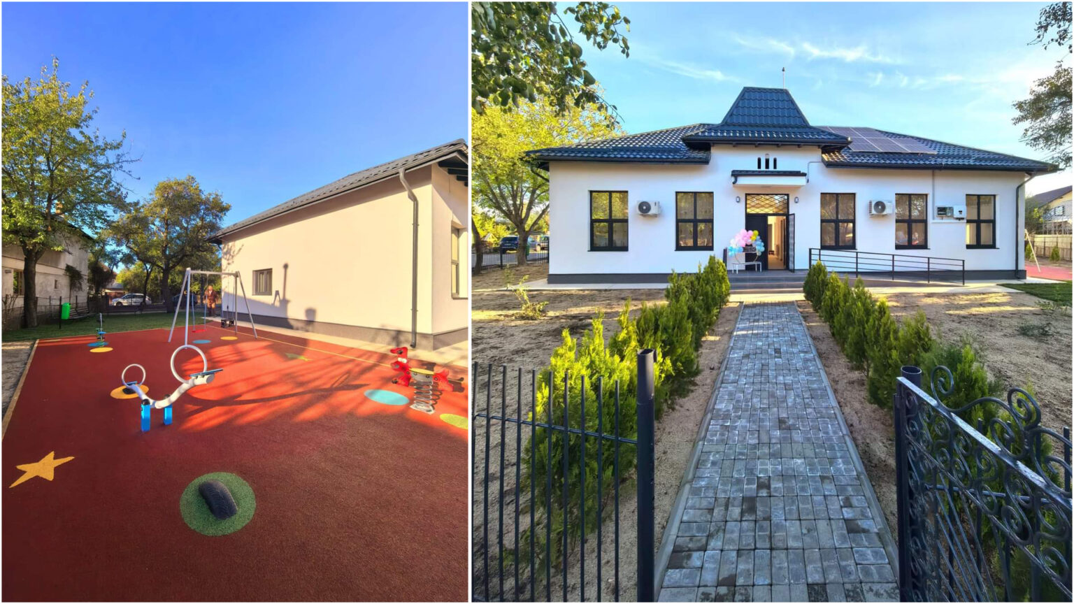 Grădinița din cartierul Priseaca a fost complet transformată printr-un amplu proces de modernizare.VIDEO Grădinița din cartierul Priseaca, din municipiul Târgoviște, a fost complet transformată printr-un amplu proces de modernizare,