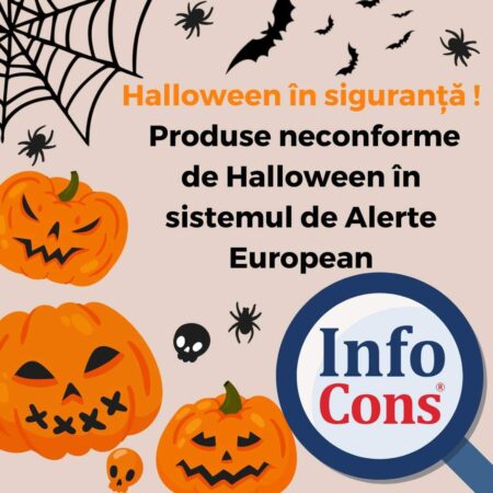 Halloween în siguranță: Alerte de la InfoCons pentru produse neconforme Halloween în siguranță, InfoCons își propune să protejeze consumatorii prin lansarea aplicației europene gratuite InfoCons