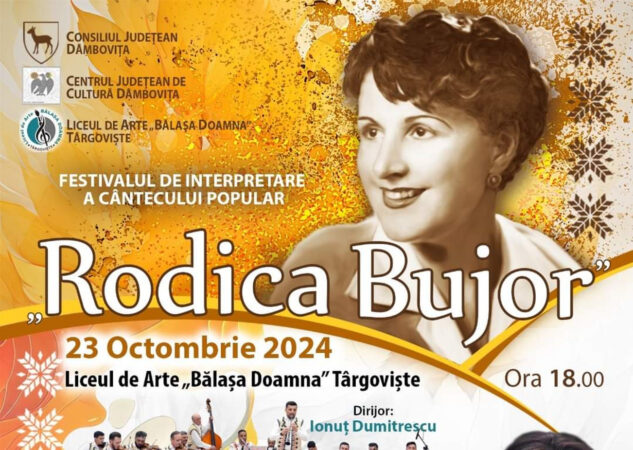 O nouă ediţie a Festivalului de Interpretare a Cântecului Popular „Rodica Bujor” la Târgoviște O nouă ediţie a Festivalului de Interpretare a Cântecului Popular „Rodica Bujor” la Târgoviște.