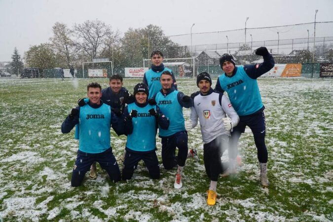 Imagini inedite de la antrenamentul  Naționalei U20 România înainte de meciul cu Portugalia, vă prezentăm imagini