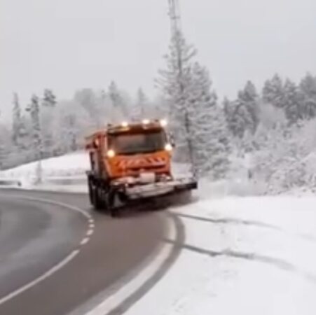 Drumarii de la SDN Târgoviște avertizează: Ninsori intense și viscol pe drumurile naționale montane Drumarii din cadrul SDN Târgoviște le transmit șoferilor să circule cu prudență în județul Dâmbovița, mai ales în zona de munte