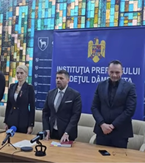 Marian Tănase a depus jurământul și a fost învestit oficial în funcția de prefect al județului Dâmbovița.