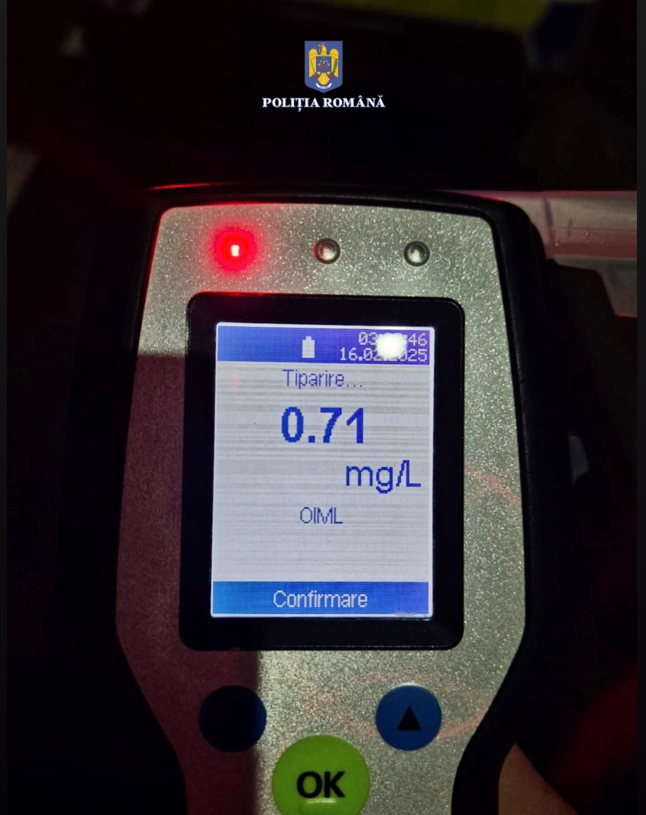 La data de 15 februarie a.c., în jurul orei 08:30, polițiștii din cadrul Serviciului Rutier au oprit pentru control pe drumul județean 711B, în Racovița, un buldoexcavator condus de un bărbat, de 47 de ani, din județul Călărași.