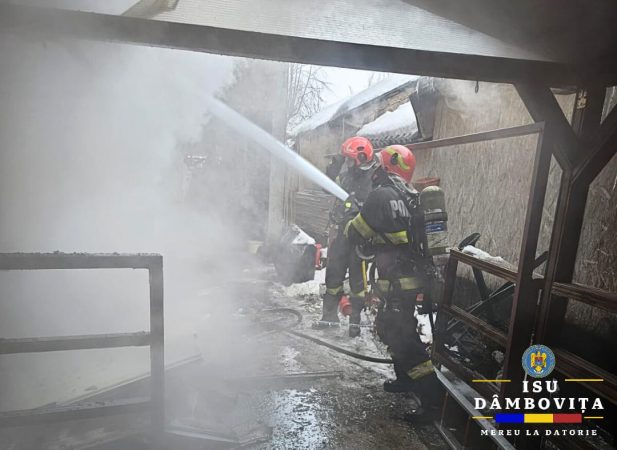 Incendiu produs la o anexă gospodărească în localitatea Ulmi Incendiu produs la o anexă gospodărească în localitatea Ulmi.