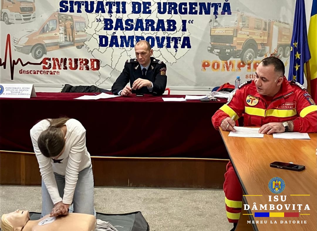 În acest weekend, la sediul Inspectoratului pentru Situații de Urgență „Basarab I” al Județului Dâmbovița, un nou grup de voluntari a absolvit programul Salvator din Pasiune – 2025.