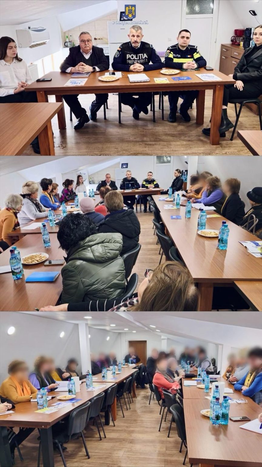 Siguranța în mediul online și prevenirea violenței domestice, prioritatea polițiștilor de la Compartimentul de Analiză și Prevenire a Criminalității Siguranța în mediul online și prevenirea violenței domestice, prioritatea polițiștilor de la Compartimentul de Analiză și Prevenire a Criminalității Pe parcursul zilei de astăzi, 19 februarie a.c., polițiștii din cadrul Compartimentului de Analiză și Prevenire a Criminalității, în colaborare cu cei de la Poliția Orașului Pucioasa, au organizat o sesiune de informare dedicată angajaților de la C.A.R.P. „Speranța” din Pucioasa. În cadrul întâlnirii, polițiștii au oferit informații esențiale despre riscurile din spațiul online, punându-se accent pe fenomenul Deep Fake, ce reprezintă o tehnologie utilizată tot mai des pentru fraudă sau alte activități ilegale. Pentru a consolida informațiile prezentate și a evalua nivelul de conștientizare privind acest fenomen, beneficiarilor le-a fost oferit spre completare un chestionar elaborat de Institutul de Cercetare și Prevenire a Criminalității. De asemenea, un alt subiect abordat a vizat prevenirea violenței domestice, polițiștii oferind participanților informații esențiale despre recunoașterea semnelor abuzului, modalitățile de intervenție și sprijinul oferit de autorități și instituțiile abilitate. Astfel de activități vor fi desfășurate și în alte localități din județ, siguranța cetățenilor fiind prioritatea polițiștilor dâmbovițeni.