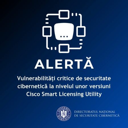Alertă de Securitate: Vulnerabilități Critice în Cisco Smart Licensing Utility Alertă de Securitate: Vulnerabilități Critice în Cisco Smart Licensing Utility.Poliția Națională de Securitate Cibernetică (DNSC) a emis o alertă de securitate importantă privind două vulnerabilități critice (CVE-2024-20439 și CVE-2024-20440), care afectează versiunile 2.0.0, 2.1.0 și 2.2.0 ale Cisco Smart Licensing Utility. Aceste breșe de securitate sunt exploatate activ de atacatori și prezintă riscuri majore pentru sistemele utilizate de organizații.
