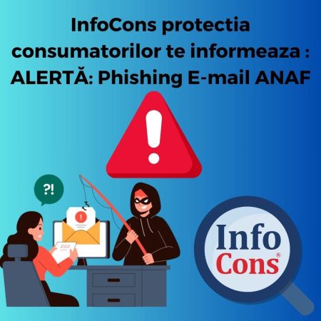 Atenție la atacurile de tip Phishing ce implică ANAF  ATENȚIE! Directoratul Național de Securitate Cibernetică (DNSC) a raportat multiple campanii de phishing și spear phishing în care atacatorii utilizează identitatea Agenției Naționale de Administrare Fiscală (ANAF) – Spațiul Virtual Privat pentru a înșela utilizatorii.