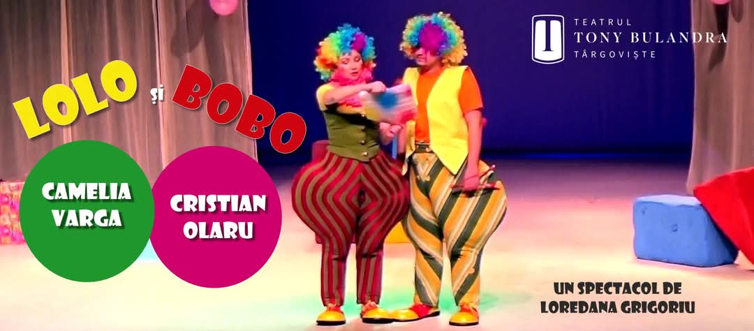 Teatrul Tony Bulandra din Târgoviște vă invită la o experiență de neuitat! În perioada 8 și 9 martie, ora 11:00, cei mici vor avea ocazia să participe la un spectacol interactiv special dedicat lor – „LOLO ȘI BOBO” – o producție plină de râsete, jocuri și lecții de viață.