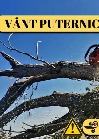 Atenționare meteorologică-COD GALBEN de VÂNT PUTERNIC  Atenționare meteorologică-COD GALBEN de VÂNT PUTERNIC ,meteorologii au emis o atenționare de cod galben valabilă între 11 martie, ora 12:00 și 12 martie, ora 8:00, avertizând asupra intensificărilor vântului în mai multe zone ale României.