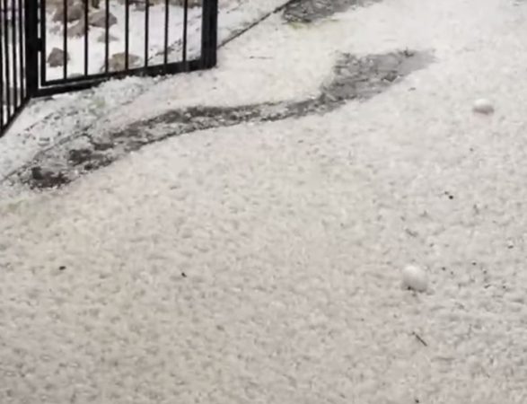 Furtună cu grindină la Doicești! Vremea s-a schimbat brusc în Dâmbovița