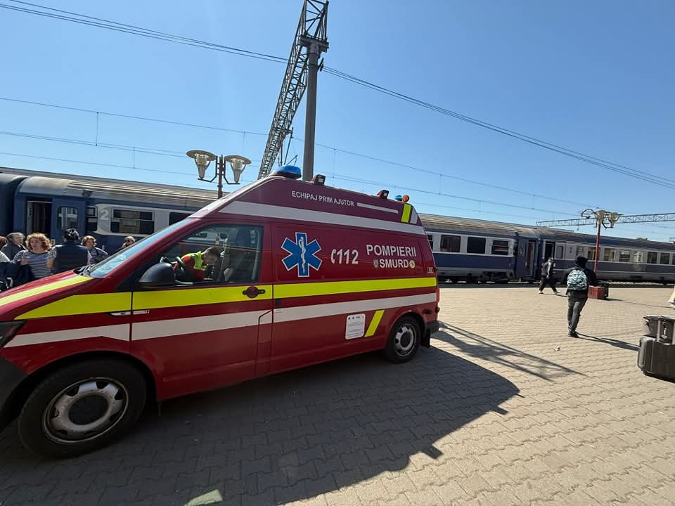 Incident feroviar grav la Constanța: Două trenuri implicate, activat Planul Roșu de intervenție