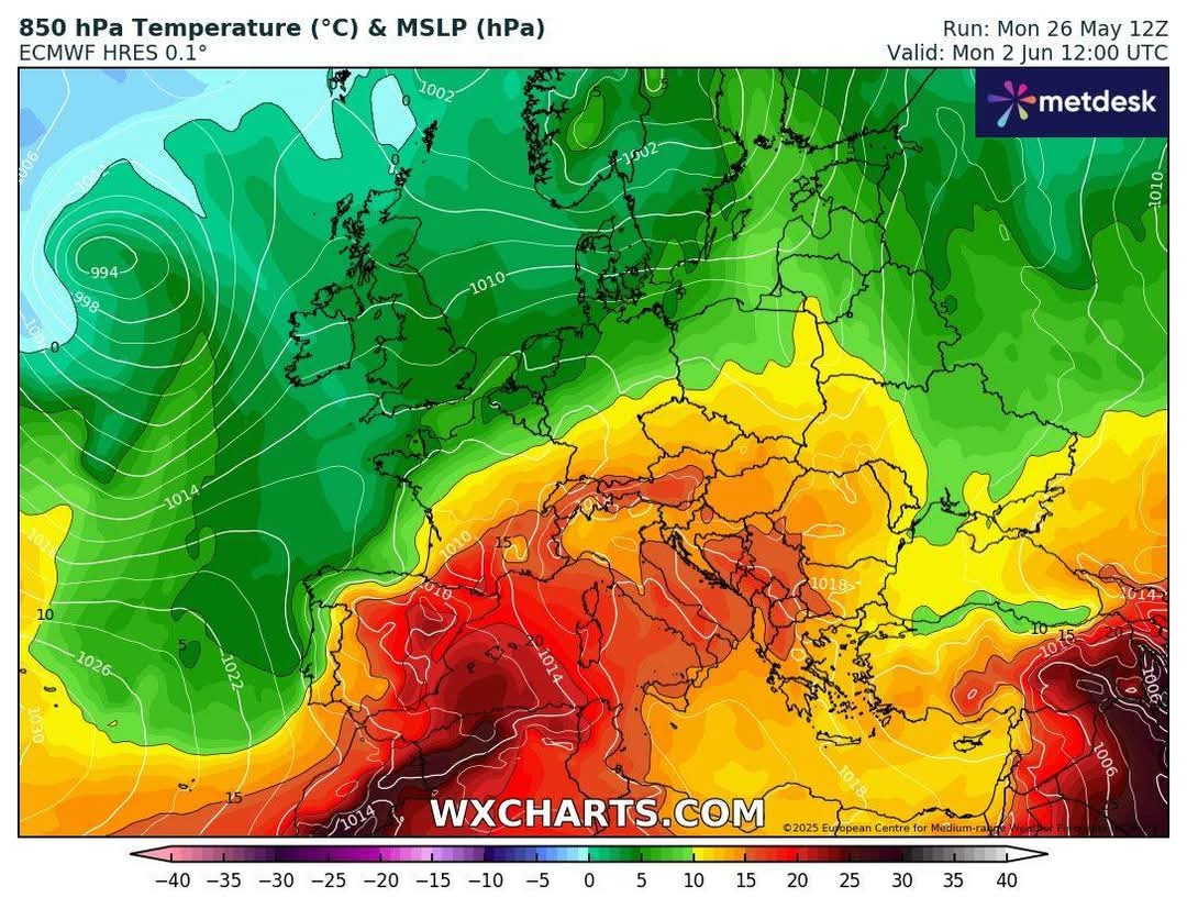 Un val de căldură tropicală va lovi România începând cu 1iunie