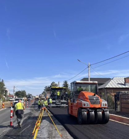Au început lucrările de asfaltare pe DN71, sectorul Bâldana–Răcari lărgirea la patru benzi